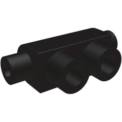 Burndy - Split Bolt Connectors; Connector Material: Aluminum ; Maximum Compatible Wire Size (AWG): 4/0 ; Maximum Compatible Wire Size (kcmil): 350 ; Minimum Compatible Wire Size (AWG): 10 ; Minimum Compatible Wire Size (kcmil): 250 ; Compatible Wire Type - Exact Tooling