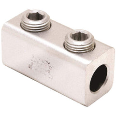 Burndy - Mechanical Connectors; Wire Size Range: 500 kcmil-3/0 AWG ; Material Type: Aluminum ; Insulated: NonInsulated ; Contact Plating: Tin ; Rating: CSA Certified; RoHS EX Compliant; UL 467 ; Additional Information: Type: AMS; Dual Rated; Hex Size: 3/ - Exact Tooling