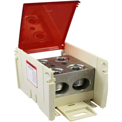 Burndy - Power Distribution Block Covers; Compatible Power Block: 1-Pole ; Material: Polycarbonate - Exact Tooling