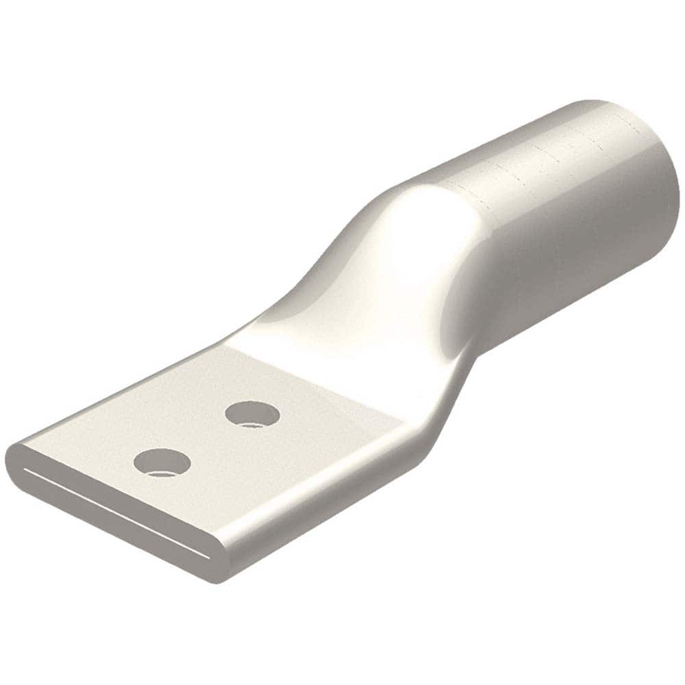 Burndy - Ring Terminals; Terminal Type: Rectangle ; Insulation Type: NonInsulated ; Connection Type: Compression ; Compatible Wire Size (kcmil): 350 ; Stud Size (Inch): 1/2 ; Color: Brown - Exact Tooling