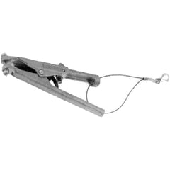 Burndy - Grounding Clamps; Clamp Type: Grounding Clamp ; Compatible Wire Size (AWG): 4 ; Overall Length (Inch): 8-1/8 ; Overall Length (Decimal Inch): 8-1/8 ; Material: Copper Alloy ; Standards Met: CSA Certified; EU RoHS Indicator; RoHS CM Compliant; UL - Exact Tooling