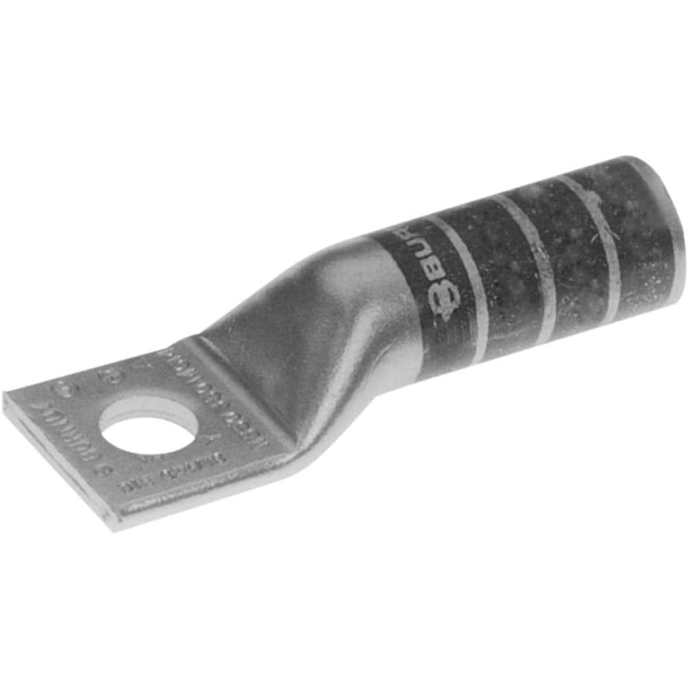 Burndy - Ring Terminals; Terminal Type: Rectangle ; Insulation Type: NonInsulated ; Connection Type: Compression ; Compatible Wire Size (AWG): 2 (Strand) ; Stud Size (Inch): 1/2 ; Color: Brown - Exact Tooling