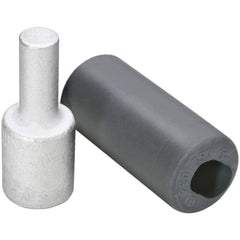 Burndy - Compression Pin Adapters; Plug Diameter (Inch): 0.2300 ; Wire Size (AWG): 6 (Al/Cu) ; Material Type: Aluminum ; Contact Plating: Tin ; Rating: 35 kV; CSA Certified; RoHS Compliant; UL 486A-486B - Exact Tooling