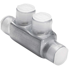Burndy - Butt Splice Terminals; Insulation Type: Insulated ; Insulation Material: Plastisol ; Connection Type: Lug ; Compatible Wire Size (AWG): 14-2 ; Color: Clear ; Overall Length (mm): 60.452 - Exact Tooling