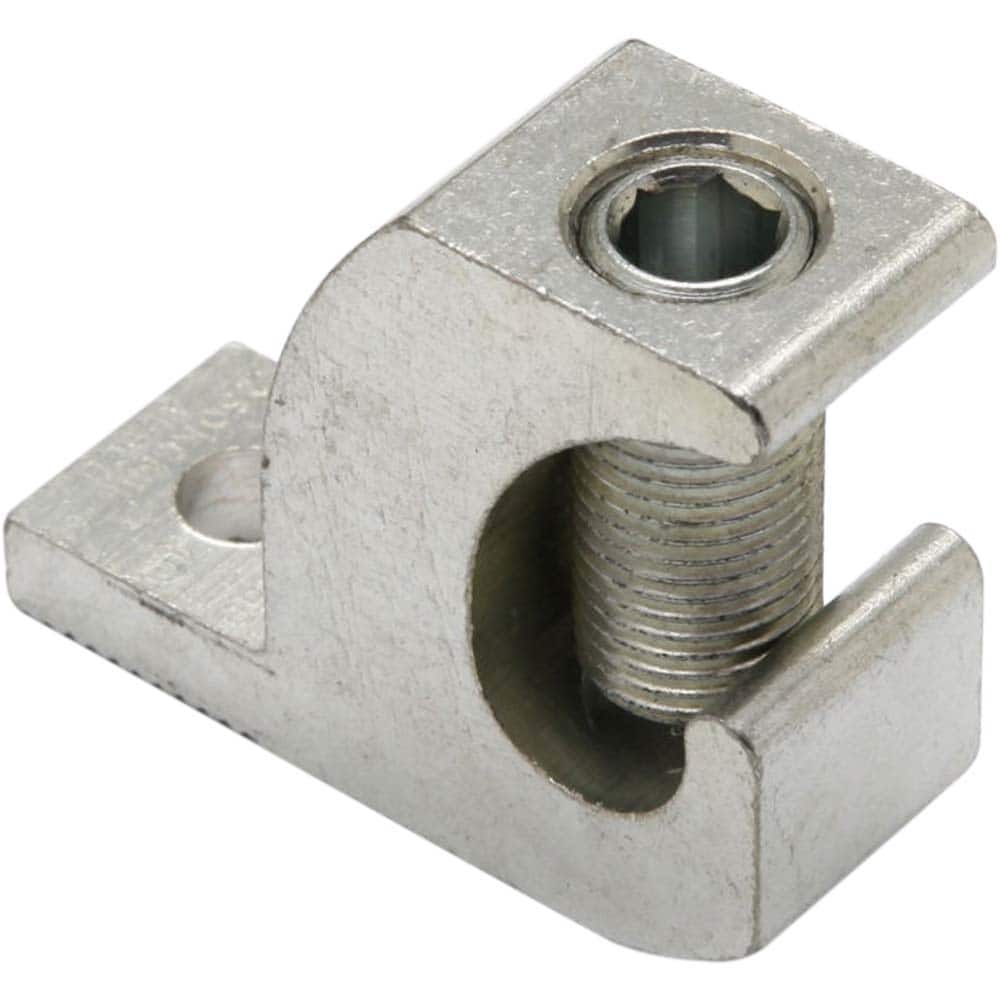 Burndy - Grounding Clamps; Clamp Type: Grounding Clamp ; Compatible Wire Size (AWG): 14-4 ; Overall Length (Inch): 1.13 ; Overall Length (Decimal Inch): 1.13 ; Material: Copper ; Standards Met: EU RoHS Indicator; RoHS CM Compliant; UL 467; UL Listed Dire - Exact Tooling
