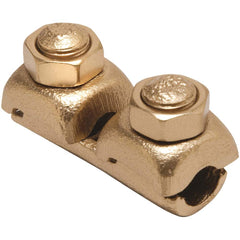 Burndy - Mechanical Connectors; Wire Size Range: 4-1 ; Material Type: Copper ; Insulated: NonInsulated ; Rating: UL Listed ; Additional Information: Subbrand: QIKLINK?; Dimension: 1-15/16 in L x 11/16 in W x 1-1/16 in H; Recommended Tightening Torque: 15 - Exact Tooling