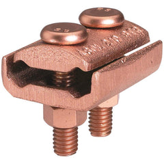 Burndy - Grounding Clamps; Clamp Type: Grounding Clamp ; Compatible Wire Size (AWG): 4-2/0 ; Overall Length (Inch): 2 ; Overall Length (Decimal Inch): 2 ; Material: Copper Alloy ; Standards Met: EU RoHS Indicator; RoHS EX Compliant; UL 486C - Exact Tooling