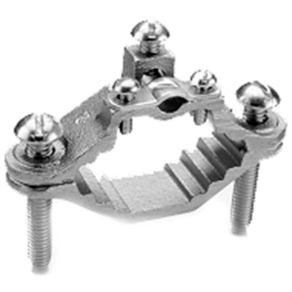 Burndy - Grounding Clamps; Clamp Type: Grounding Clamp ; Minimum Compatible Pipe Size (Inch): 1/2 ; Maximum Compatible Pipe Size (Inch): 1 ; Compatible Wire Size (AWG): 10-2 ; Overall Length (Inch): 2.34 ; Overall Length (Decimal Inch): 2.34 - Exact Tooling