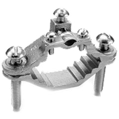 Burndy - Grounding Clamps; Clamp Type: Grounding Clamp ; Minimum Compatible Pipe Size (Inch): 1/2 ; Maximum Compatible Pipe Size (Inch): 1 ; Compatible Wire Size (AWG): 10-2 ; Overall Length (Inch): 2.34 ; Overall Length (Decimal Inch): 2.34 - Exact Tooling