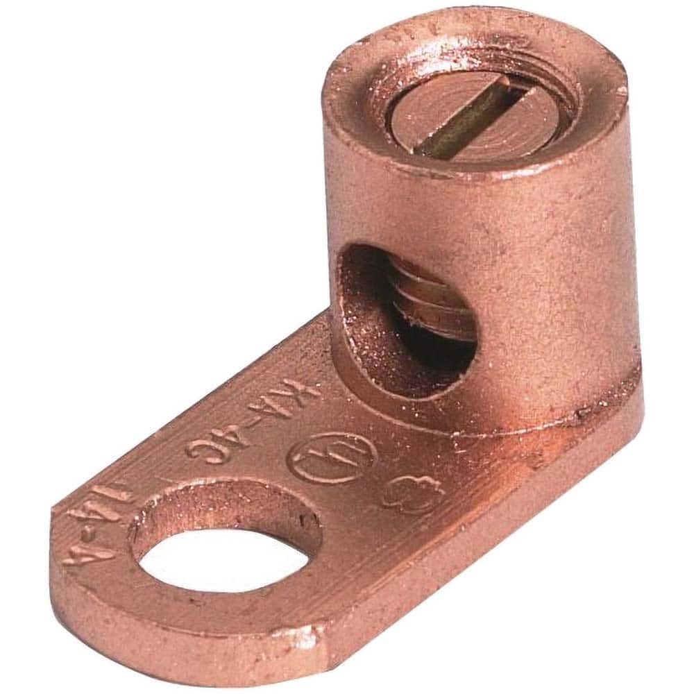 Burndy - Grounding Clamps; Clamp Type: Grounding Clamp ; Compatible Wire Size (AWG): 14-4 ; Overall Length (Inch): 1.13 ; Overall Length (Decimal Inch): 1.13 ; Material: Copper Alloy ; Standards Met: UL 467; UL Listed Direct Burial; RoHS CM Compliant; EU - Exact Tooling