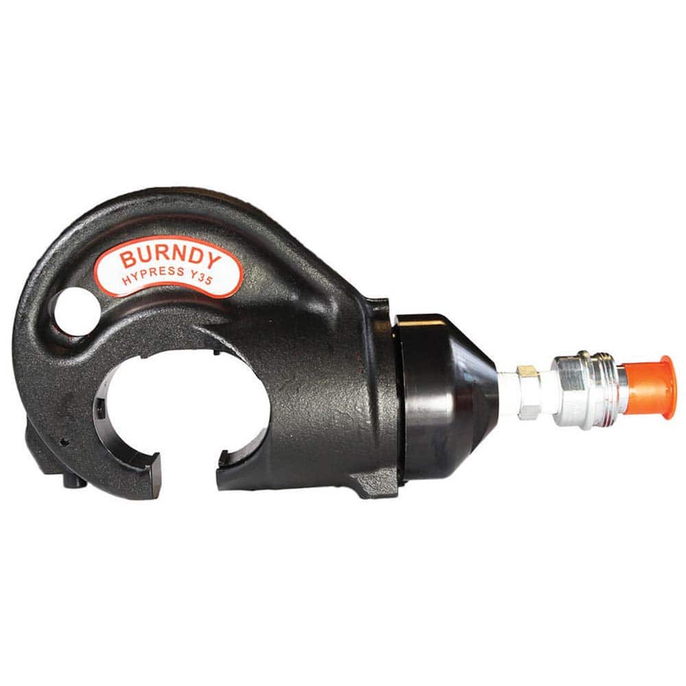 Burndy - Power Crimpers; Crimping Force (Lb.): 24000 ; Crimping Capacity (Wire): 8 AWG-750 kcmil Copper/Aluminum - Exact Tooling