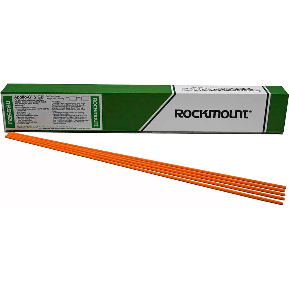 Rockmount Research and Alloys - 1/16" Diam x 18" Long Apollo G TIG Welding & Brazing Rod - Exact Tooling