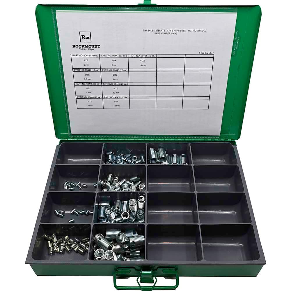 Rockmount Research and Alloys - M3x0.50, M3.5x0.80, M4x0.70, M5x0.80, M6x1.25, M8x1.25, M10x1.50, M12x1.75, M14x2.00 Internal, M5x0.60, M6x0.80, M6.5x0.80, M8x1.00, M10x1.25, M12x1.5, M14x1.5, M16x1.75, M18x2.00 External, 15/16" Insert Length, Self-Lock - Exact Tooling