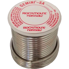 Rockmount Research and Alloys - Gemini SA 1/8" Diam High Strength Low Temp Acid Flux Core Solder - Exact Tooling