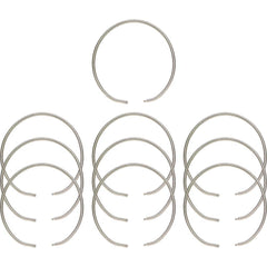 Key Systems - Key Control; Type: Key Ring ; Number of Keys: 0 ; Color: Silver ; Height (Inch): 5/32 ; Width (Inch): 4 ; Depth (Inch): 5/32 - Exact Tooling