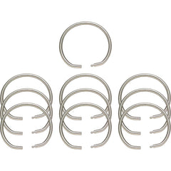 Key Systems - Key Control; Type: Key Ring ; Number of Keys: 0 ; Color: Silver ; Height (Inch): 5/32 ; Width (Inch): 2 ; Depth (Inch): 5/32 - Exact Tooling