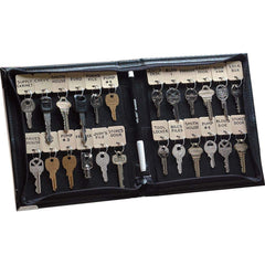 Key Systems - Key Control; Type: Key Case ; Number of Keys: 0 ; Color: Black ; Height (Inch): 8-3/4 ; Width (Inch): 7-1/4 ; Depth (Inch): 1-1/4 - Exact Tooling