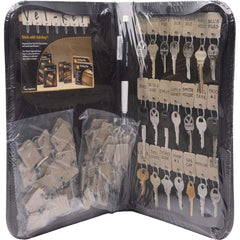 Key Systems - Key Control; Type: Key Case ; Number of Keys: 0 ; Color: Black ; Height (Inch): 12 ; Width (Inch): 8 ; Depth (Inch): 1-1/2 - Exact Tooling