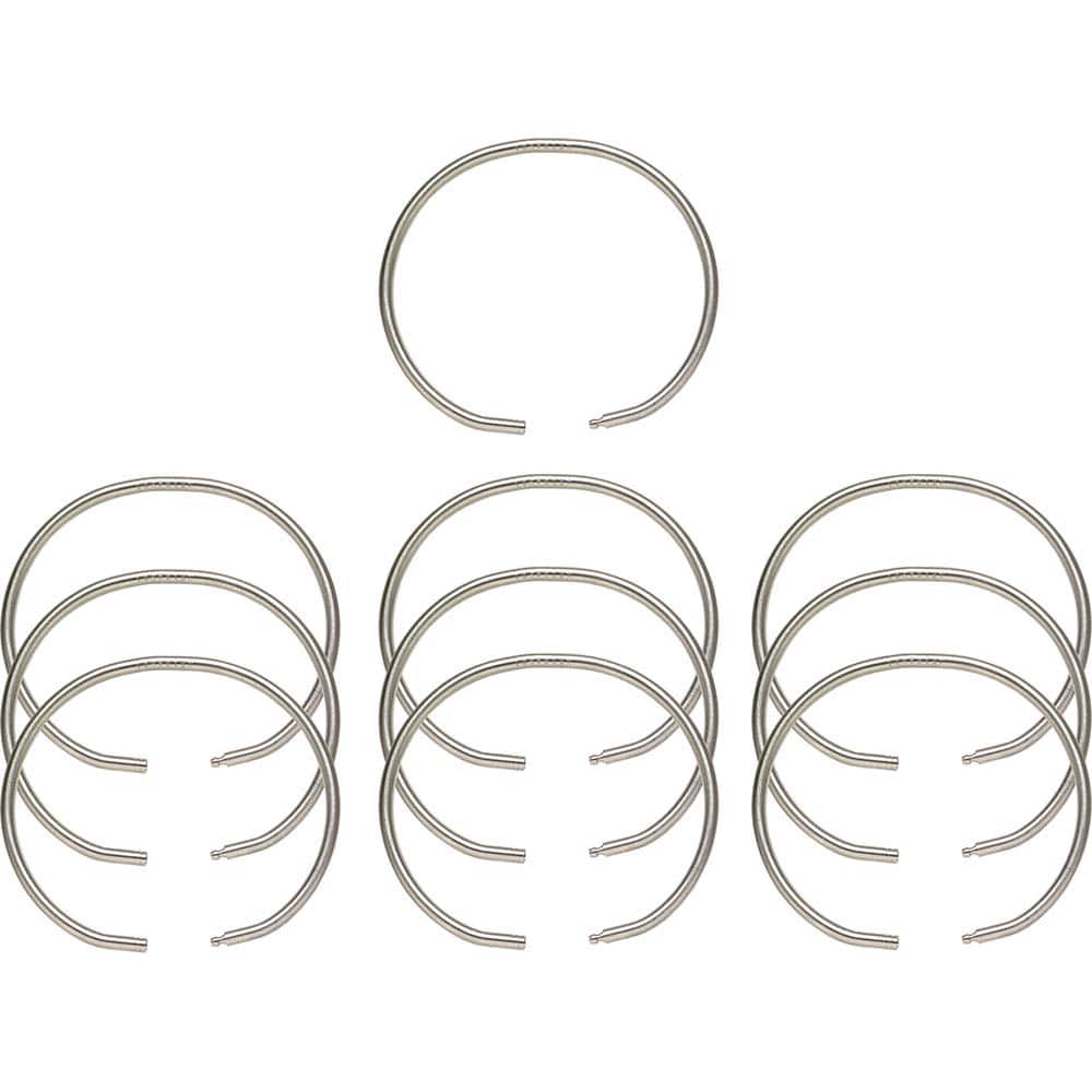 Key Systems - Key Control; Type: Key Ring ; Number of Keys: 0 ; Color: Silver ; Height (Inch): 5/32 ; Width (Inch): 3 ; Depth (Inch): 5/32 - Exact Tooling