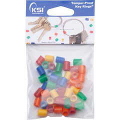 Key Systems - Key Control; Type: Color Tag ; Number of Keys: 0 ; Color: Assorted ; Height (Inch): 1/4 ; Width (Inch): 1/4 ; Depth (Inch): 1/4 - Exact Tooling