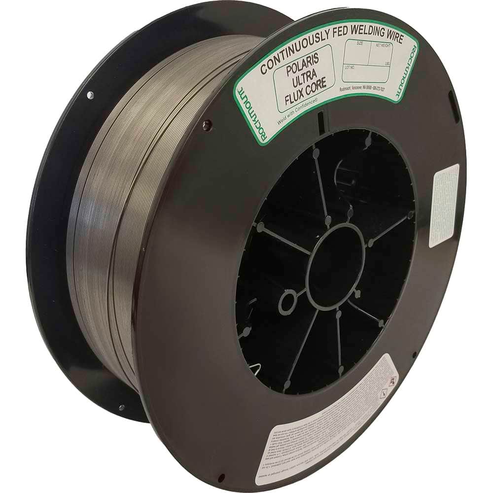 Rockmount Research and Alloys - 10 Lb 0.035mm Carbon Steel Alloy Polaris Ultra FC MIG Welding Wire - Exact Tooling
