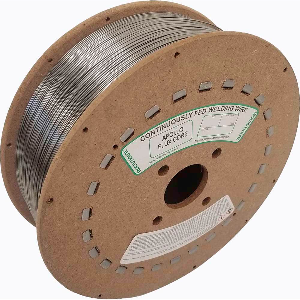 Rockmount Research and Alloys - 25 Lb 0.045mm High-Manganese Nickel Chromimum Alloy Apollo FC MIG Welding Wire - Exact Tooling