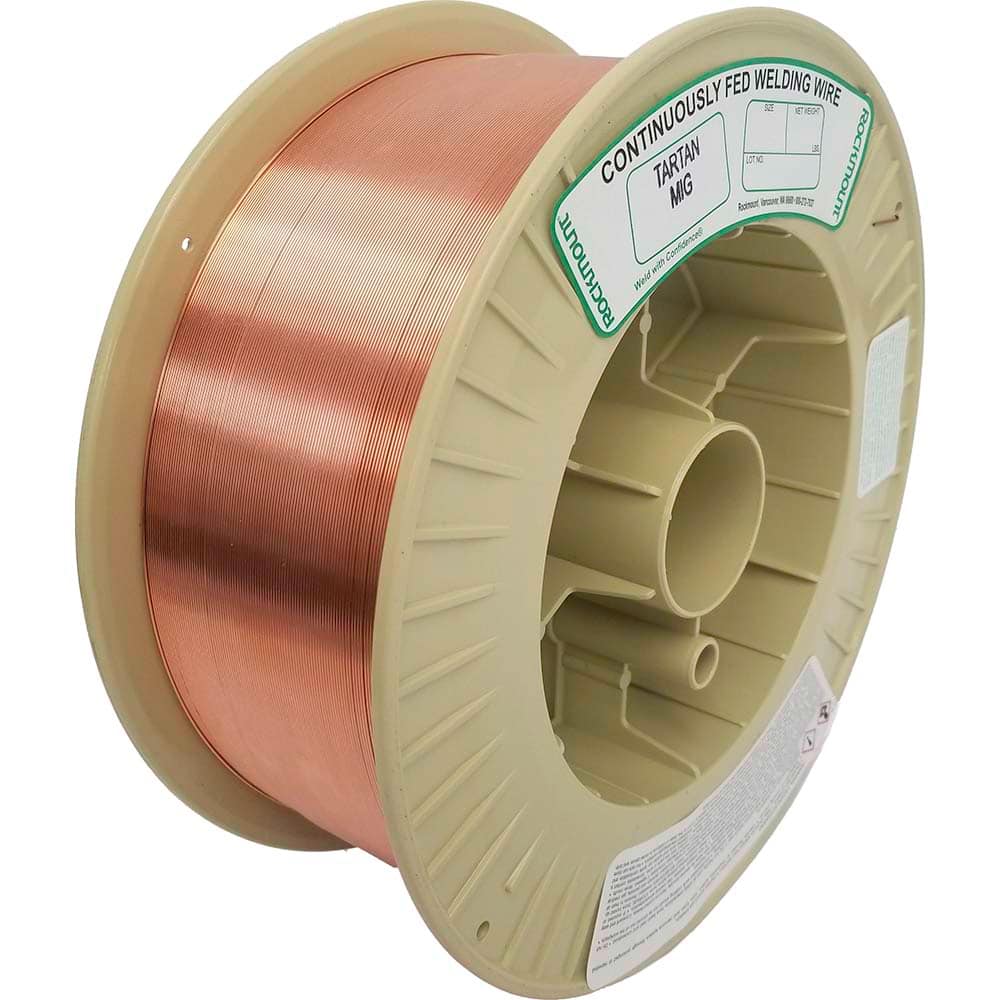 Rockmount Research and Alloys - 33 Lb 0.045mm Carbon Steel Alloy Tartan MIG Welding Wire - Exact Tooling