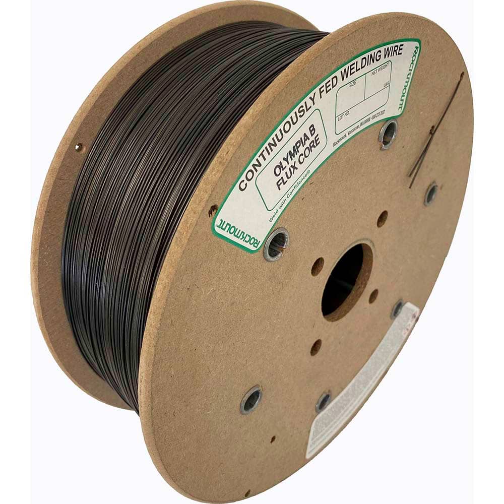 Rockmount Research and Alloys - 25 Lb 0.045mm Chromium Carbide Hardfacing Alloy Olympia B FC MIG Welding Wire - Exact Tooling