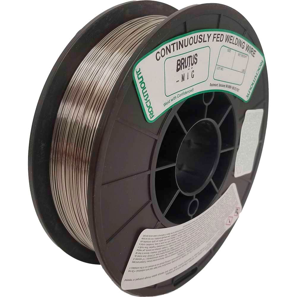 Rockmount Research and Alloys - 10 Lb 0.035mm High-Nickel Chromium Alloy Brutus MIG Welding Wire - Exact Tooling