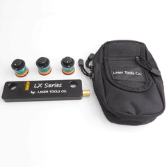Laser Tools Co. - Level Kits; Level Kit Type: Sheave Alignment System ; Maximum Measuring Range (Feet): 50 ; Beam Color: Green ; Contents: Includes: GLX85 Sheave Alignment Laser with 80mW Red Laser Diode, 3-AP85MT-Green ColorGage Magnetic Targets and AP4 - Exact Tooling