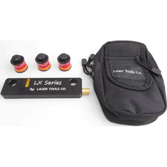 Laser Tools Co. - Level Kits; Level Kit Type: Sheave Alignment System ; Maximum Measuring Range (Feet): 50 ; Beam Color: Red ; Contents: Includes: RLX85 Sheave Alignment Laser with 120mW Red Laser Diode, 3-AP85MT-Red ColorGage Magnetic Targets and AP43 F - Exact Tooling