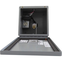 Laser Tools Co. - Level Kits; Level Kit Type: Laser Docking System ; Maximum Measuring Range (Feet): 100 ; Beam Color: Green ; Contents: Includes: GLX58SAC-30 Green Line Laser, AP94 Mounting Bracket, 110VAC receptacle, 8" x 8" x 4" Nema 3 Steel Enclosure - Exact Tooling