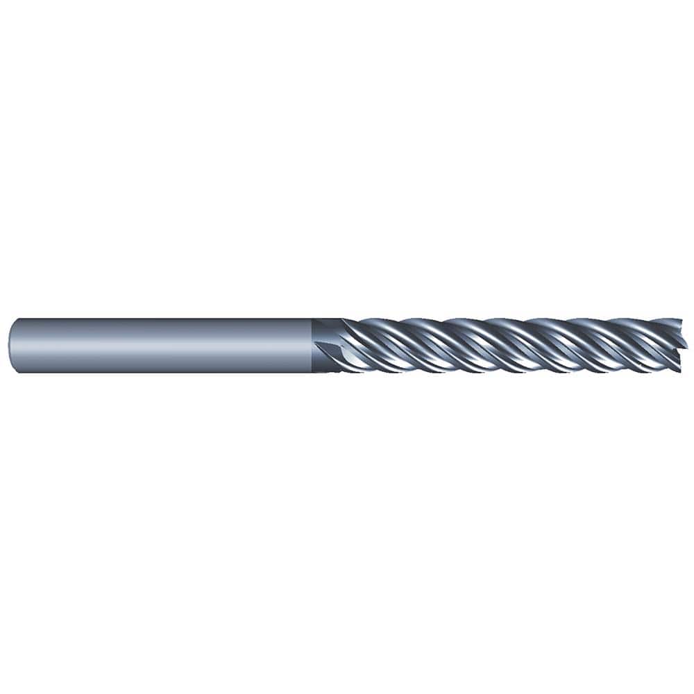 Eliminator - Square End Mills; Mill Diameter (Inch): 5/8 ; Mill Diameter (Decimal Inch): 0.6250 ; Number of Flutes: 5 ; Length of Cut (Inch): 3 ; Material: Solid Carbide ; Finish/Coating: AlCrN - Exact Tooling