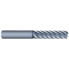 Eliminator - Square End Mills; Mill Diameter (Inch): 1/2 ; Mill Diameter (Decimal Inch): 0.5000 ; Number of Flutes: 7 ; Length of Cut (Inch): 2 ; Material: Solid Carbide ; Finish/Coating: AlCrN - Exact Tooling