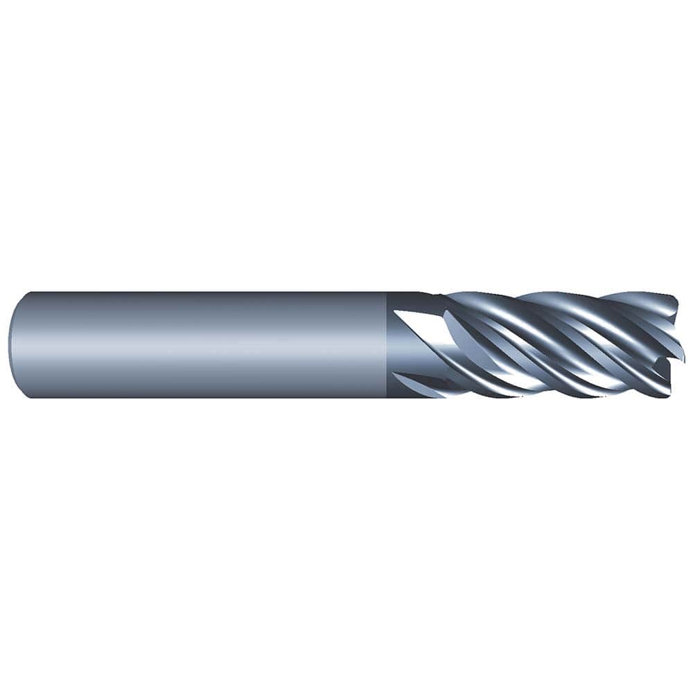 Eliminator - Corner Radius & Corner Chamfer End Mills; Mill Diameter (Inch): 3/8 ; Mill Diameter (Decimal Inch): 0.3750 ; End Type: Corner Radius ; Corner Radius (Decimal Inch): 0.0150 ; Number of Flutes: 5 ; Material: Solid Carbide - Exact Tooling