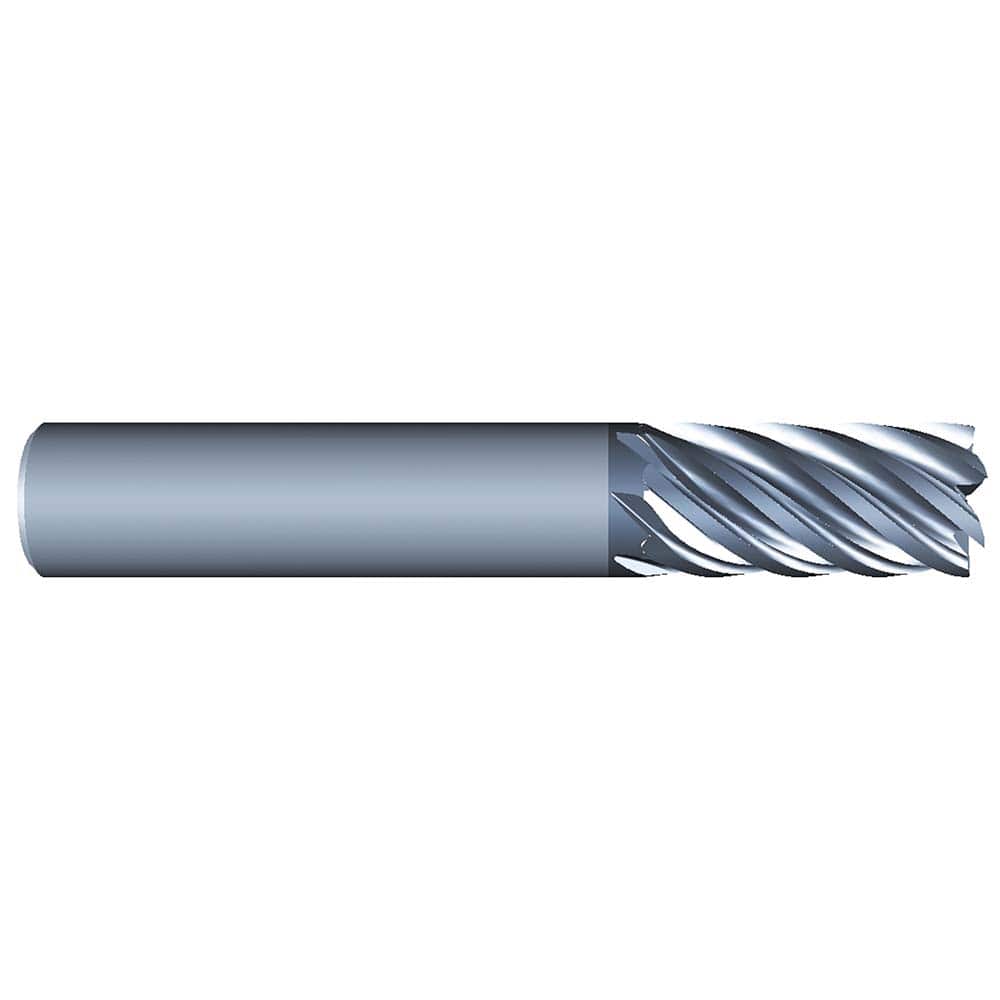 Eliminator - Square End Mills; Mill Diameter (Inch): 1/2 ; Mill Diameter (Decimal Inch): 0.5000 ; Number of Flutes: 7 ; Length of Cut (Inch): 1-3/4 ; Material: Solid Carbide ; Finish/Coating: AlCrN - Exact Tooling