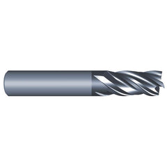 Eliminator - Corner Radius & Corner Chamfer End Mills; Mill Diameter (Inch): 1 ; Mill Diameter (Decimal Inch): 1.0000 ; End Type: Corner Radius ; Corner Radius (Decimal Inch): 0.0900 ; Number of Flutes: 4 ; Material: Solid Carbide - Exact Tooling