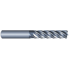 Eliminator - Corner Radius & Corner Chamfer End Mills; Mill Diameter (Inch): 1 ; Mill Diameter (Decimal Inch): 1.0000 ; End Type: Corner Radius ; Corner Radius (Decimal Inch): 0.0600 ; Number of Flutes: 5 ; Material: Solid Carbide - Exact Tooling