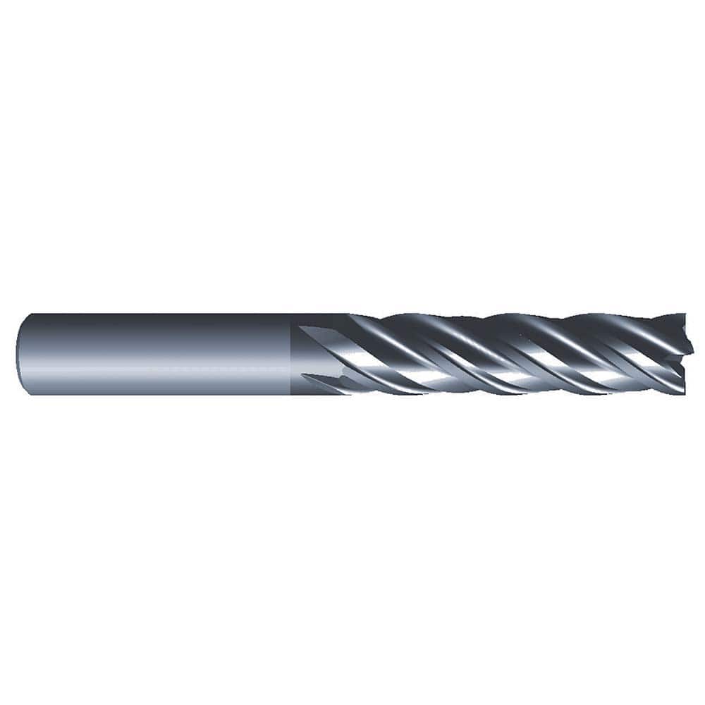 Eliminator - Square End Mills; Mill Diameter (Inch): 1/8 ; Mill Diameter (Decimal Inch): 0.1250 ; Number of Flutes: 4 ; Length of Cut (Inch): 1-1/8 ; Material: Solid Carbide ; Finish/Coating: AlCrN - Exact Tooling