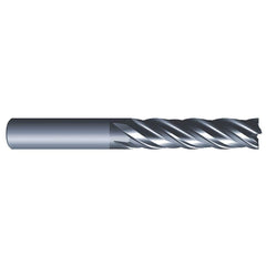 Eliminator - Square End Mills; Mill Diameter (Inch): 1/8 ; Mill Diameter (Decimal Inch): 0.1250 ; Number of Flutes: 4 ; Length of Cut (Inch): 1-1/8 ; Material: Solid Carbide ; Finish/Coating: AlCrN - Exact Tooling