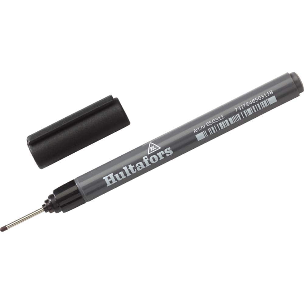 Hultafors - Markers & Paintsticks; Type: Inkhole ; Color: Black ; Ink Type: Liquid Ink ; Tip Type: Felt - Exact Tooling