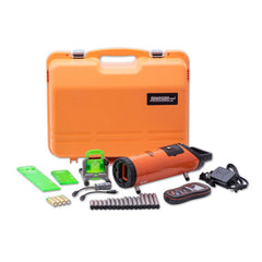 Hultafors - Laser Levels; Level Type: Self Leveling Pipe Laser ; Maximum Measuring Range (Feet): 2000 ; Number of Beams: 1 ; Beam Color: Green ; Accuracy: 1/16" @ 100' ; Battery Type: Lithium-Ion - Exact Tooling