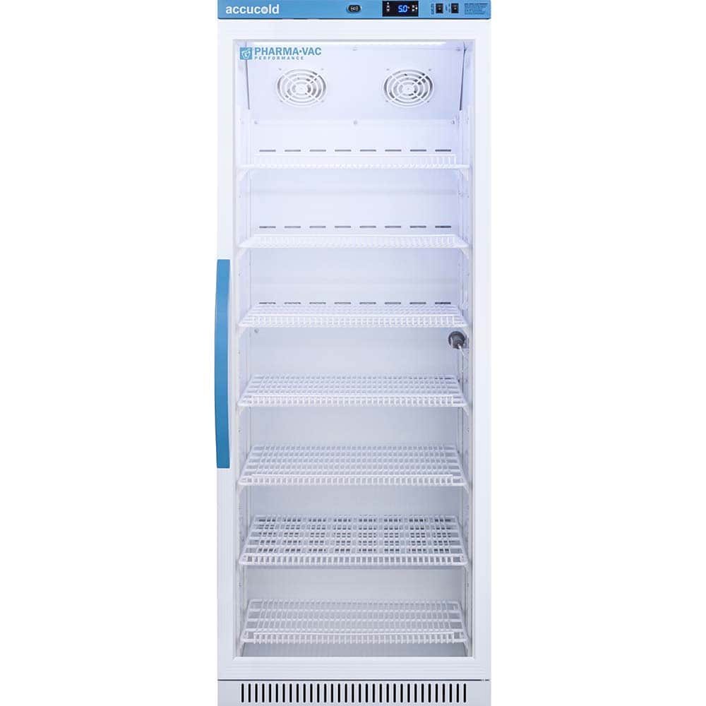 Accucold - Laboratory Refrigerators and Freezers; Type: Pharmacy, Medical-Laboratory Refrigerator ; Volume Capacity: 12 Cu. Ft. ; Minimum Temperature (C): 2.00 ; Maximum Temperature (C): 8.00 ; Width (Inch): 23.38 ; Depth (Inch): 24.38 - Exact Tooling