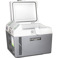 Accucold - Laboratory Refrigerators and Freezers; Type: Portable Pharmacy, Medical-Laboratory Refrigerator ; Volume Capacity: .75 cu. Ft. ; Minimum Temperature (C): -15.00 ; Maximum Temperature (C): 8.00 ; Width (Inch): 14.25 ; Depth (Inch): 21.25 - Exact Tooling