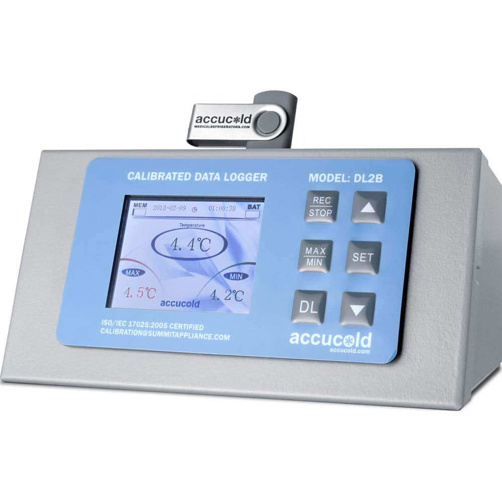 Accucold - Temperature Recorders; Type: Data Logger ; Recording Time: 10 Seconds - Exact Tooling