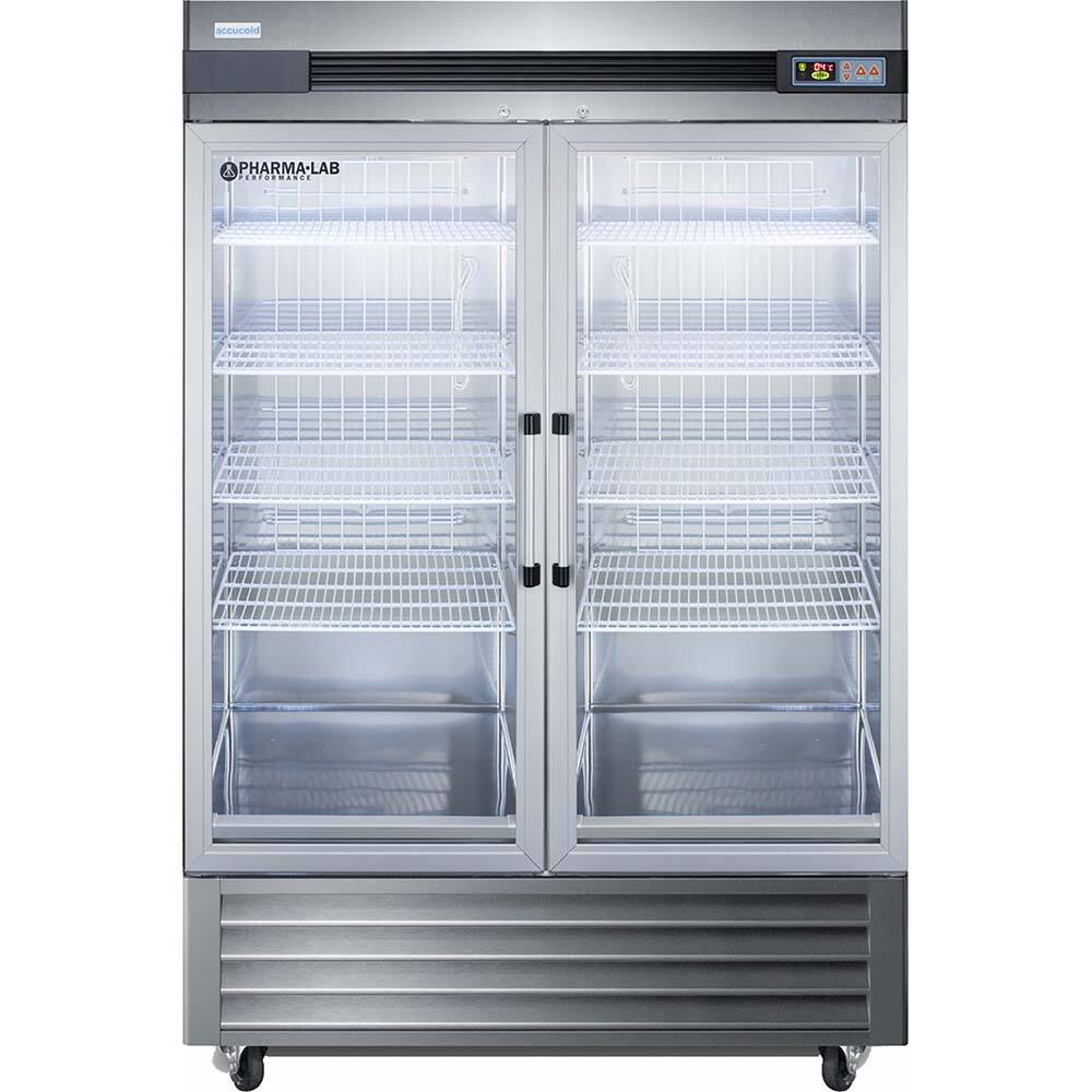 Accucold - Laboratory Refrigerators and Freezers; Type: Pharmacy, Medical-Laboratory Refrigerator ; Volume Capacity: 49 Cu. Ft. ; Minimum Temperature (C): 2.00 ; Maximum Temperature (C): 8.00 ; Width (Inch): 55.25 ; Depth (Inch): 31.0 - Exact Tooling