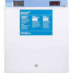 Accucold - Laboratory Refrigerators and Freezers; Type: Pharmacy, Medical-Laboratory Freezer ; Volume Capacity: 1 Cu. Ft. ; Minimum Temperature (C): -20.00 ; Maximum Temperature (C): -15.00 ; Width (Inch): 18.5 ; Depth (Inch): 17.63 - Exact Tooling