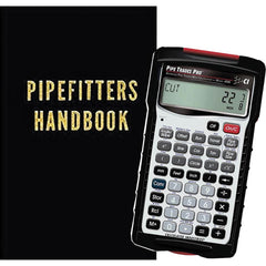 Industrial Press - Reference Manuals & Books; Applications: Piping; Plumbing ; Subcategory: Plumbing; Construction Reference; Piping ; Publication Type: Mixed Media Package ; Author: Forrest Lindsey ; Book Title: Pipefitters Handbook, 3E & Pipe Trades Pr - Exact Tooling