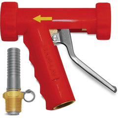 SANI-LAV - Sprayers & Nozzles; Type: Large Industrial Spray Nozzle ; Color: Red ; Connection Type: Female to Male ; Material: Brass; Stainless Steel ; Material Grade: N/A ; Gallons Per Minute @ 100 Psi: 8.9 - Exact Tooling