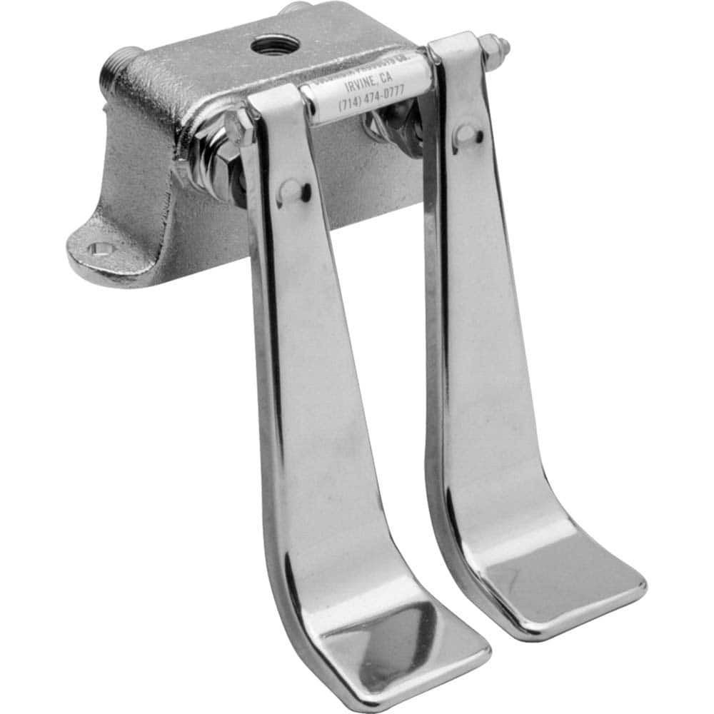 SANI-LAV - Faucet Replacement Parts & Accessories; Type: Double Foot Pedal Valve ; For Use With: Sani-Lav Sinks ; Material: Cast Brass ; Additional Information: Sub Brand: Sani-Lav; Mounting Type: Top Mount; Mounting Holes: 2; Mounting Holes Center to Ce - Exact Tooling